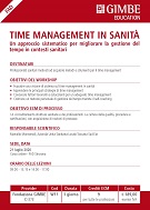Time management in sanità
